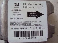 Steuerger�t Airbag <br>OPEL ASTRA G CC (F48_, F08_) 1.6 16V