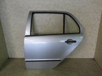 T�r (Rohbaut�r) links hinten LF7T / 9102, diamantsilber<br>SKODA FABIA I (6Y2) 1.4