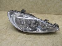 Hauptscheinwerfer rechts ab 05/02, bis 04/06, H7/H7<br>PEUGEOT 206 SCHR�GHECK (2A/C) 1.4I