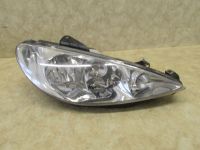 Hauptscheinwerfer rechts ab 05/02 bis 04/06, H7/H7<br>PEUGEOT 206 SW (2E/K) 1.4
